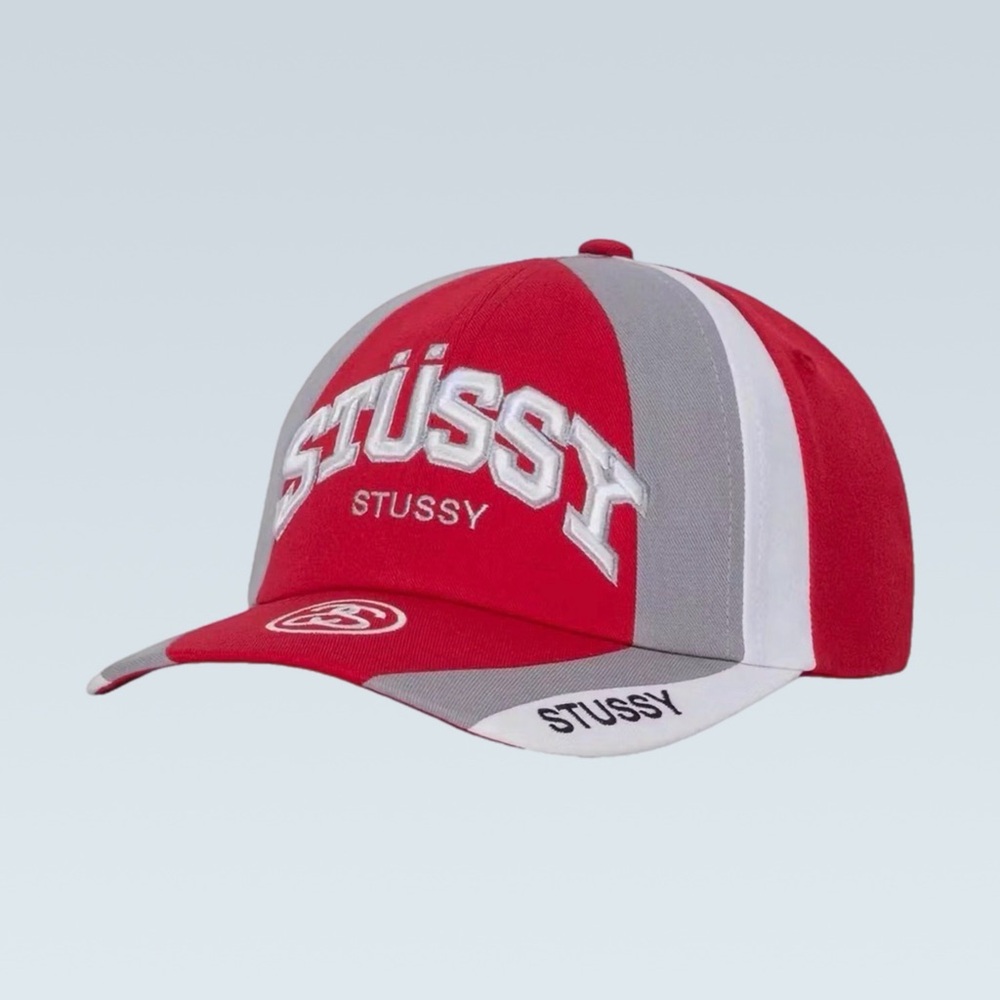 Stussy Low Pro Souvenir Strapback red cap